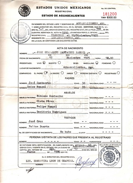 Santacruz, Melitona, 1986, Birth Certificate1.jpg